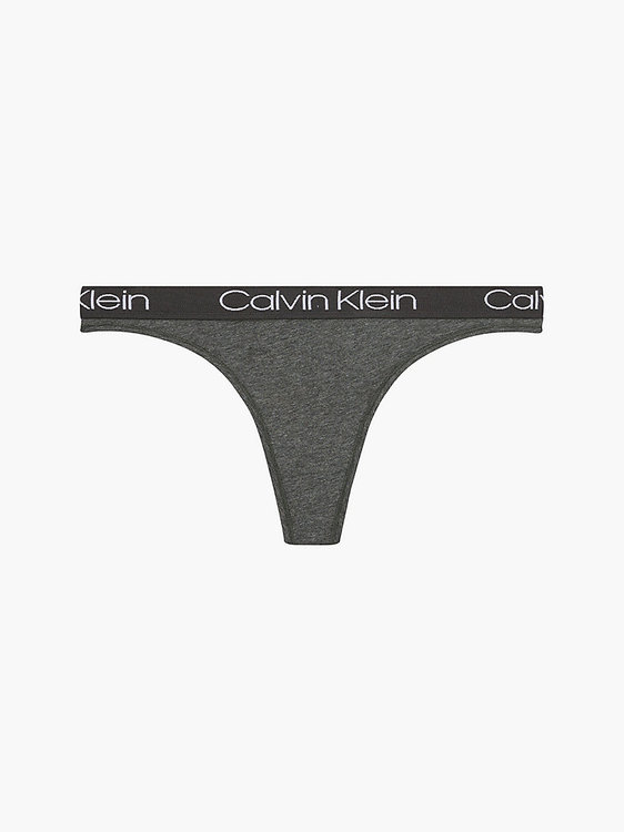 Calvin Klein Underwear – Body Cotton tanga, Šedá barva