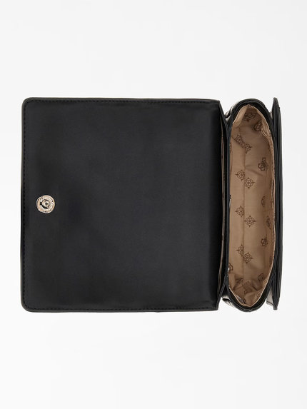 Módní Abey crossbody, Černá barva, 2023