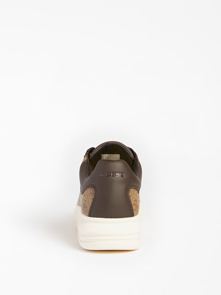 Módní Vibo tenisky, Béžová, Hnědá barva, 2023