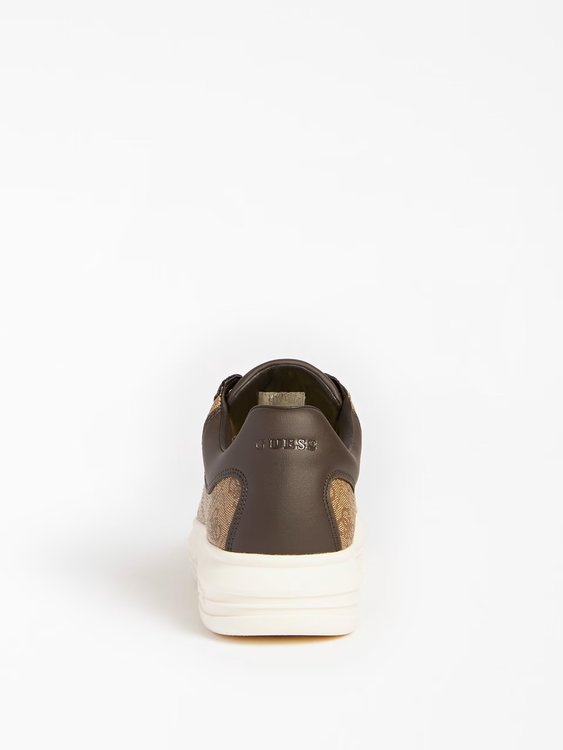 Módní Vibo tenisky, Béžová, Hnědá barva, 2023