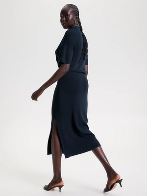 Open Polo Blousson šaty – Tommy Hilfiger, Navy barva Ženy