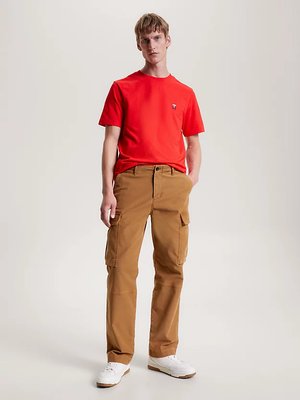 Small Monogram triko – Tommy Hilfiger, Červená barva Muži