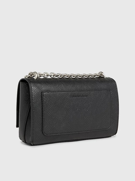 Sculpted Flap kabelka – Calvin Klein Jeans, Černá barva Ženy