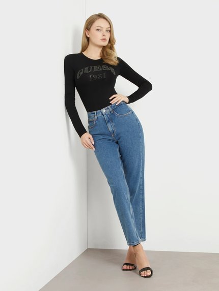 Módní Alexandra Logo body, Černá barva, 2024