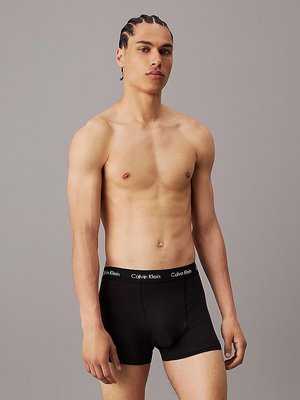 Cotton Stretch boxery 3ks – Calvin Klein Underwear, Černá barva Muži