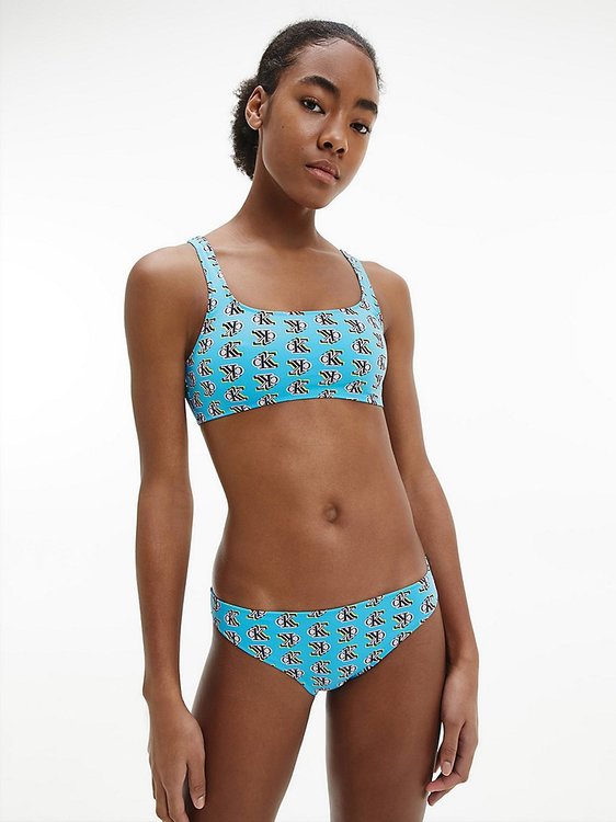 KW0KW01417-0HB plavky BIKINY PRINT – Calvin Klein Swimwear Ženy