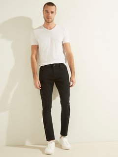 Super Skinny Jeans Černá barva Muži, Muži