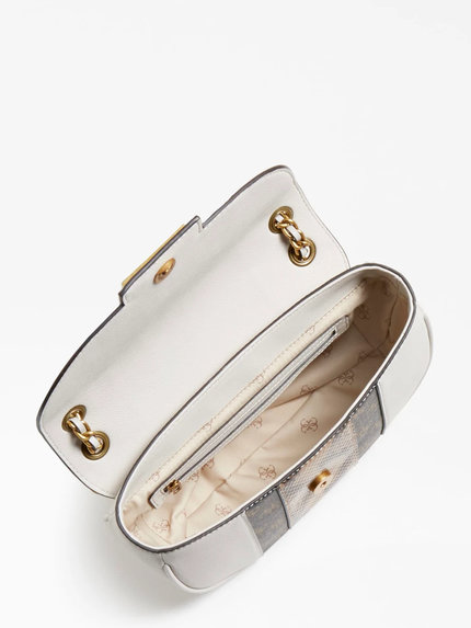 Bling crossbody Béžová barva Ženy