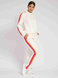 Luxusní Sideband mikina, Bílá barva, XS, S, M, L 1