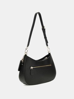 Luxusní Noelle Top Zip malá kabelka, Černá barva, T/U