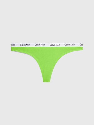 Calvin Klein Underwear – Carousel tanga, Zelená barva