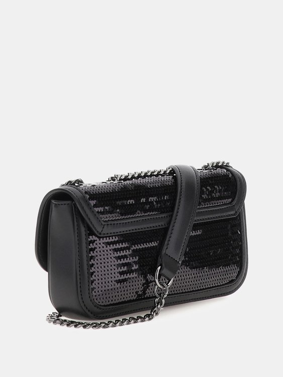 Kaska Mini crossbody – GUESS, Černá barva Ženy