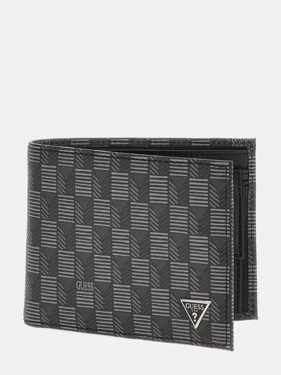 GUESS – Mito Eco peněženka, Černá barva