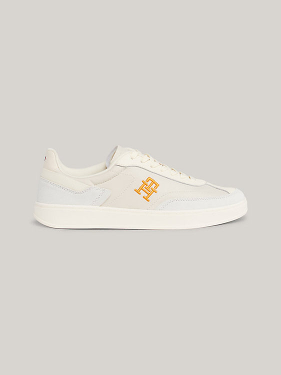 Tommy Hilfiger – TH Heritage Court tenisky, Béžová, Krémová barva
