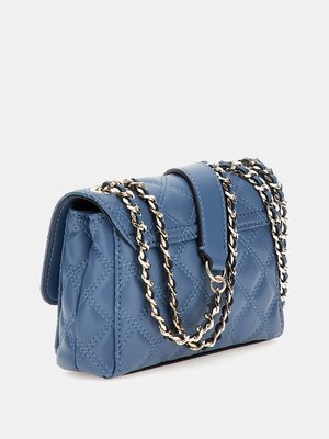 Giully Mini 2 crossbody – GUESS, Modrá barva Ženy