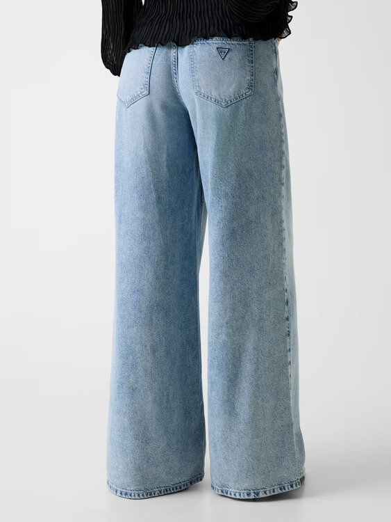 Módní Wide loose jeans, Modrá barva, 2026