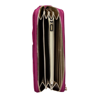 Módní Cessily peněženka, Růžová barva, 2022