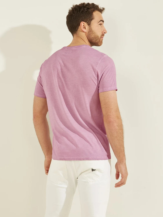 Módní Pima triko, Fialová barva, 2022