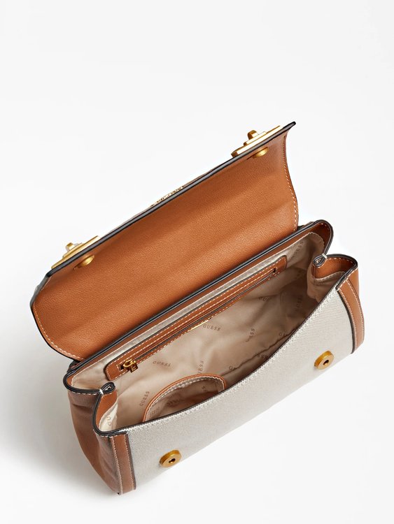 Katey kabelka – Guess, Hnědá barva Ženy