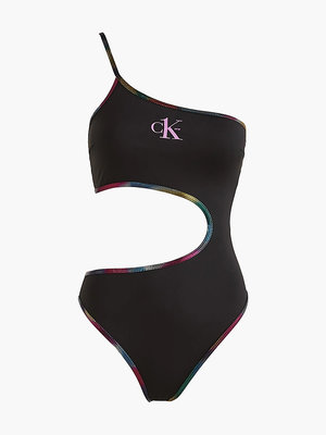 Calvin Klein Swimwear – Pride plavky - Jednodílné, Černá barva