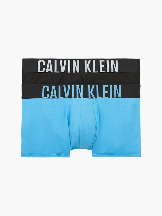 Calvin Klein Underwear – Intense Power boxery 2ks, Černá, Tyrkysová barva