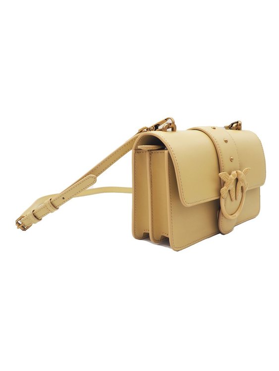 Módní Love Mini kabelka, Béžová barva, 2022