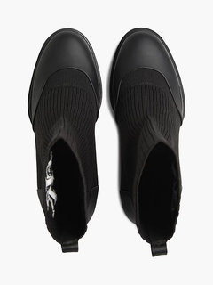 Platform kotníkové boty Černá barva Ženy