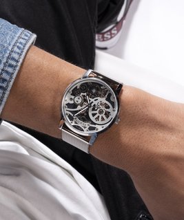 GW0538G1-Silver HODINKY – GUESS Muži 1