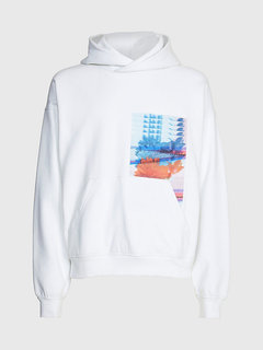 Motion Floral mikina Bílá barva Muži