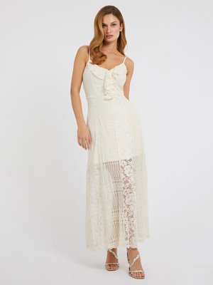 GUESS – Kellie šaty, Bílá barva