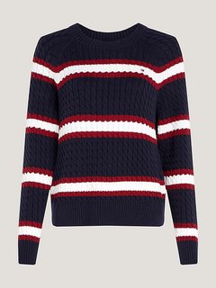 Mini Cable svetr Navy barva Ženy