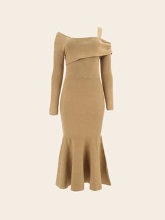 Béžová barva, Flare Dinah šaty