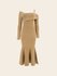 Béžová barva, Flare Dinah šaty