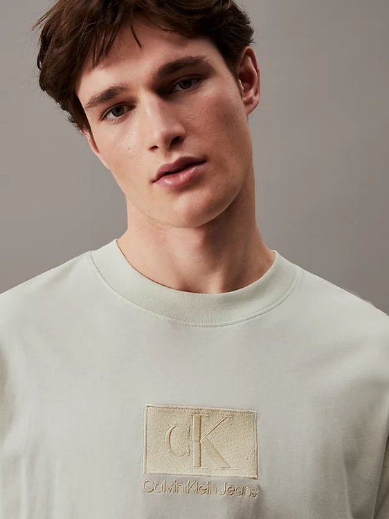 Módní Embroidery Patch triko, Bílá, Krémová barva, 2024