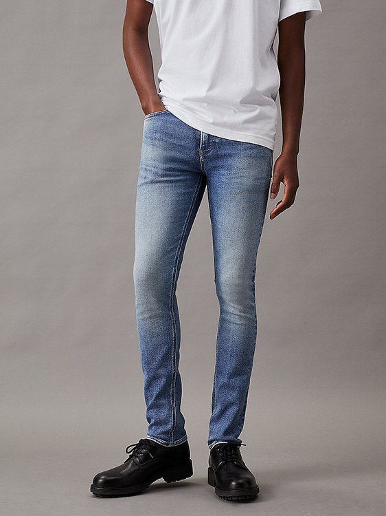 Calvin Klein Jeans – Skinny jeans, Modrá barva