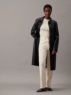 Modal Rib Slit Detail triko Béžová, Krémová barva Ženy