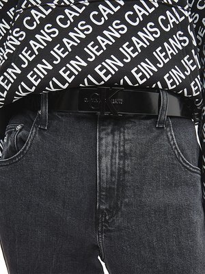 Logo pásek – Calvin Klein Jeans, Černá barva Ženy