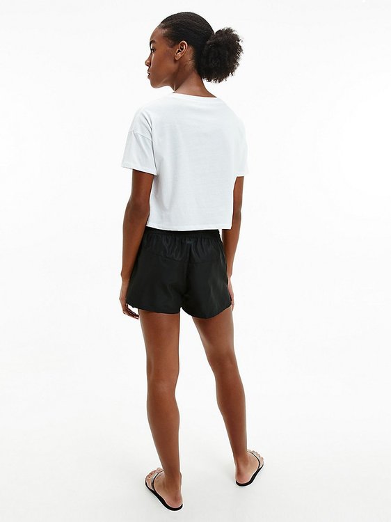 Módní Crop top, Bílá barva, 2021