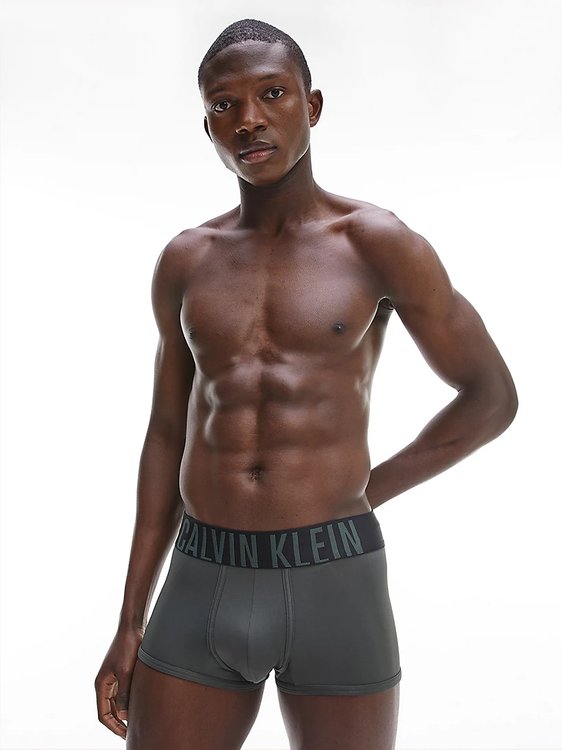 Intense Power boxery 2ks – Calvin Klein Underwear, Khaki, Modrá barva Muži