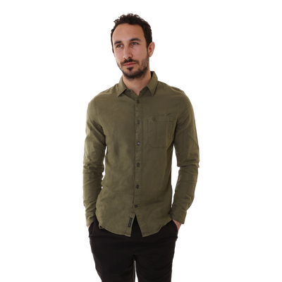 Calvin Klein Jeans – Blend košile, Khaki barva