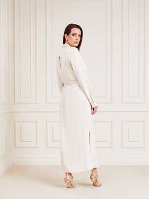 Crystal košilové šaty – Marciano, Bílá, Krémová barva Ženy