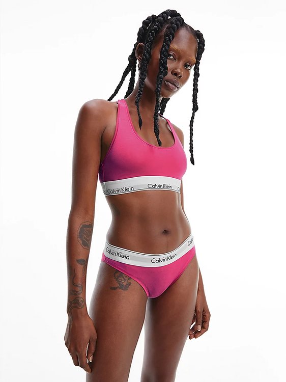 Modern Cotton podprsenka – Calvin Klein Underwear, Růžová barva Ženy