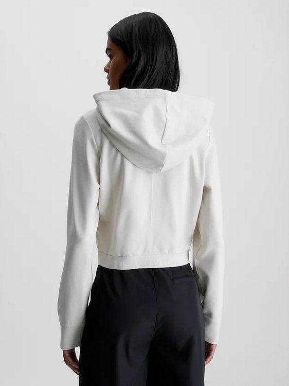 Tape Milano mikina – Calvin Klein Jeans, Bílá barva Ženy