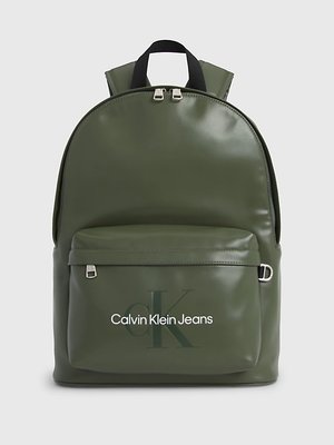 Calvin Klein Jeans – Monogram Sofr Campus batoh, Khaki, Zelená barva