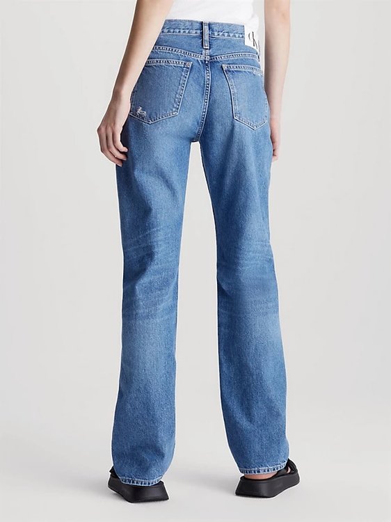 Low Rise jeans – Calvin Klein Jeans, Modrá barva Ženy