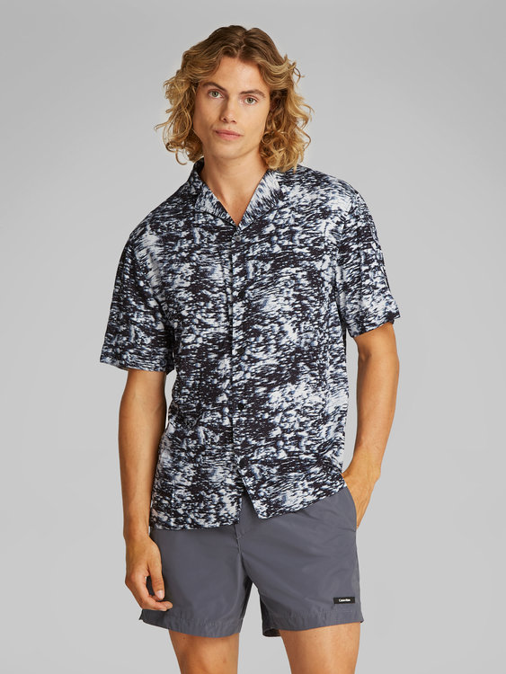 KM0KM01148-0GY košile RESORT SHIRT – Calvin Klein Swimwear Muži
