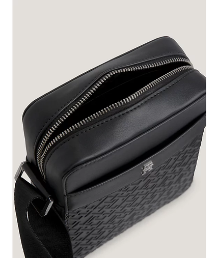 Módní Pánská taška crossbody Monogram Small Reporter, Černá barva, 2023