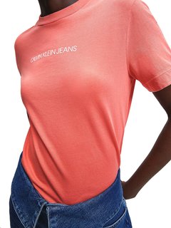 Calvin Klein Jeans – Triko, Oranžová barva 1