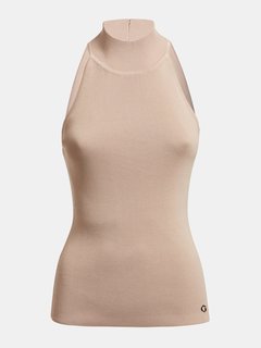 Módní Doris top, Béžová barva, 2022 1