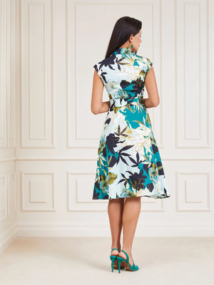 Módní Paradiso šaty, Zelená barva, 2022